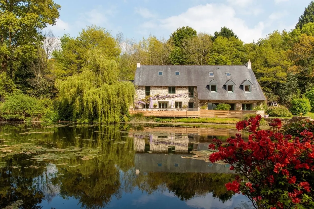 The mill on the pond